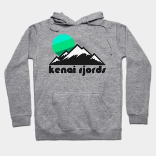 Retro Kenai Fjords ))(( Tourist Souvenir National Park Design Hoodie